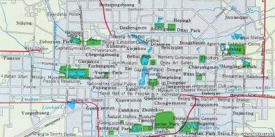 Mapa ng Beijing city