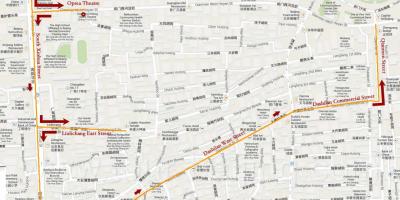 Mapa ng Beijing walking tour 