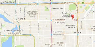 Mapa ng santo street sa Beijing