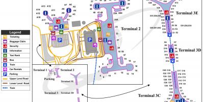 Beijing international airport terminal 3 mapa