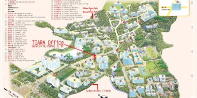 Tsinghua university campus mapa