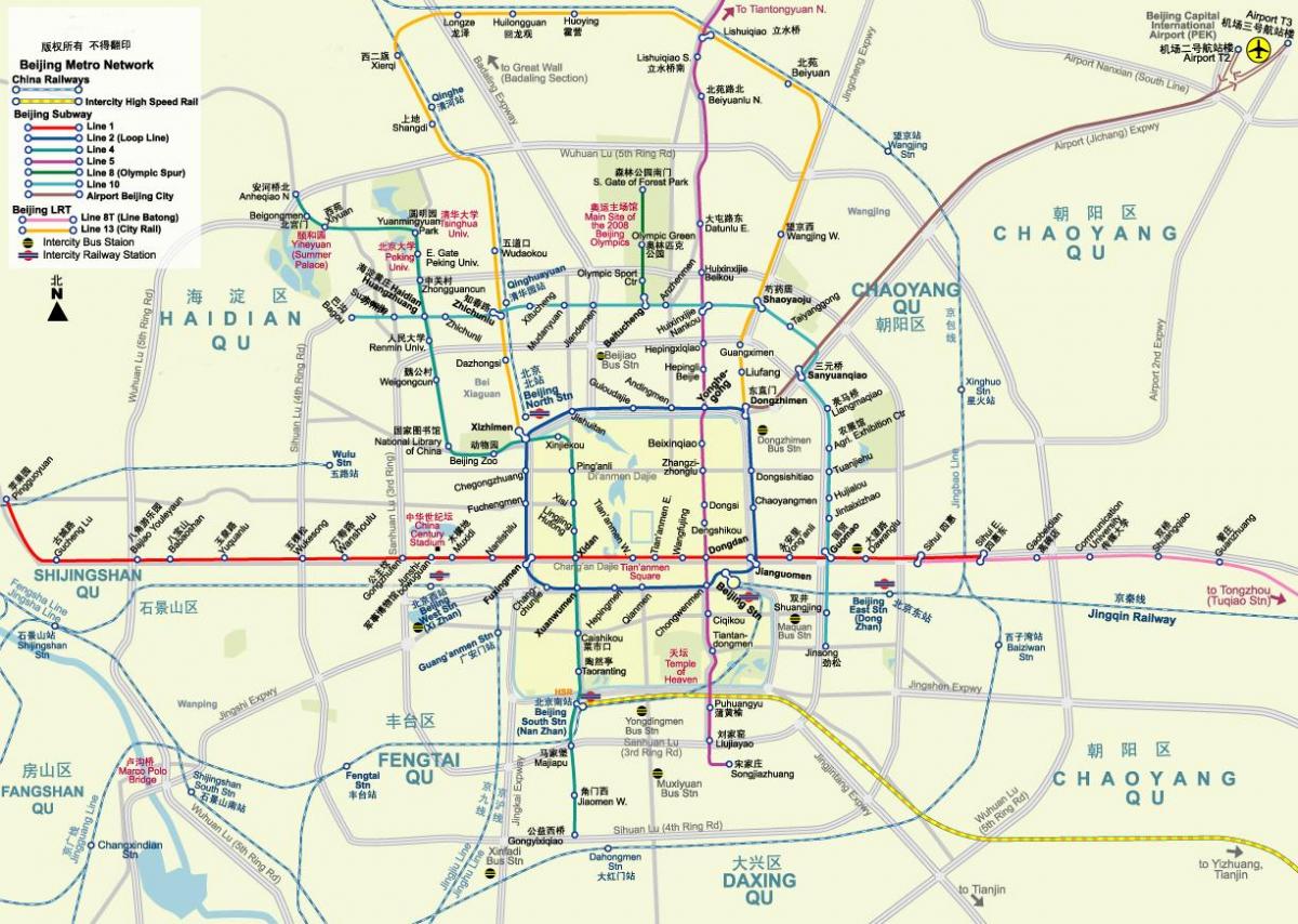 Peyping metro mapa